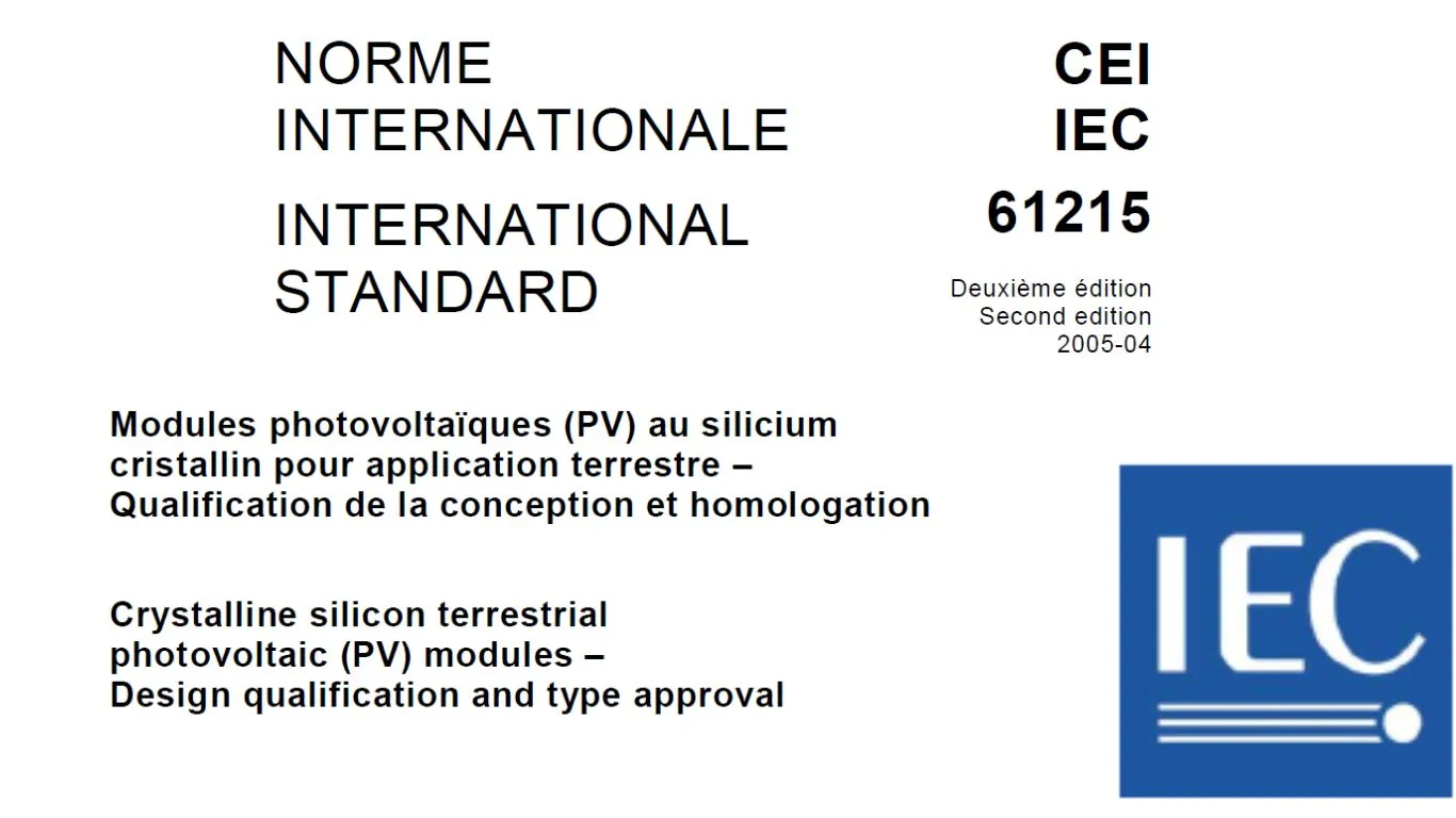 Norme IEC 61215